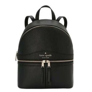 Kate Spade Mini Black Leather Backpack